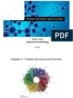 Chapter 3-I - Protein Structure and Function: Molecular & Cell Biology