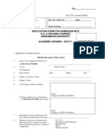 Index No. B.C.No. /B.D.No Date : For Department For P.G. Central Office