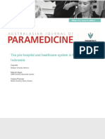 The Pre-Hospital and Healthcare System in Malang, Indonesia: Suryanto Malcolm Boyle Virginia Plummer