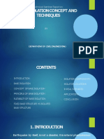 Base Isolation Concept and Techniques: Technical Seminar Reporton