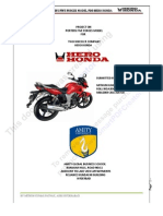 Porters Five Forrce Model For HERO HONDA