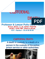 Custodial Death: Professor & Lawyer Puttu Guru Prasad