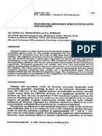 Interactoin of Enhanced Oil Recovery Surfactant With Model Crude Oil Surfactant PDF