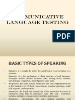 Assessing Speaking