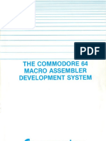 C64 Macro Assembler Development System Manual C64101 PDF