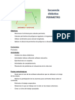 Secuencia Didáctica Perimetro