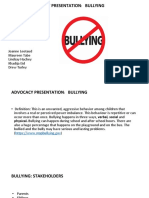 Advocacy Presentation-Bullying