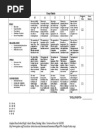 Writing Rubric