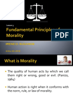 Fundamental Principles of Morality