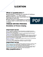 Lyophilization Basics