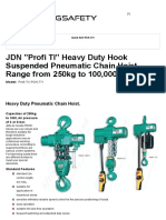 Hook Suspended Pneumatic Chain Hoist