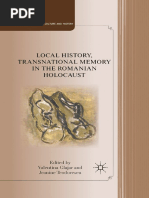 (Studies in European Culture and History) Valentina Glajar, Jeanine Teodorescu (Eds.) - Local History, Transnational Memory in The Romanian Holocaust-Palgrave Macmillan US (2011)