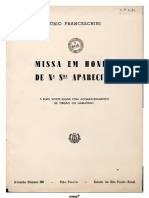 Missa em Honra de Na Sra Aparecida Partitura Completa