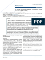 Clinical and Demographic Profile of Pediatric Patients With Dengue Fever Admitted in Three Hospitals in Tagbilaran City 2161 0665 1000332