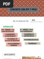 Concreto Con Pet y Pead