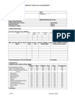 Adult Standard Biopsychosocial Template