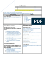 Lesson Plan Patterns