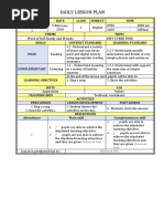 Daily Lesson Plan: Choose An Item. Choose An Item. Choose An Item