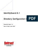 Entrust IdentityGuard 8.1 Directory Configuration Guide