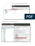 Open The Stm32Cubemx and Select The Chip, Make Changes and Go To Project - Settings