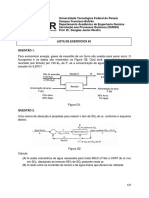 Lista Exercícios - Introdução Aos Processos Químicos