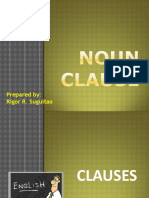 Noun Clause Functions