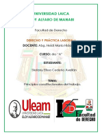 Tarea I Principios Constitucionales Laboral Del Ecuador