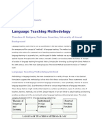 Language Teaching Methodology