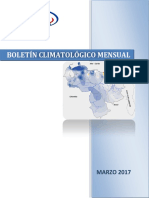 Boletin Climatologico Marzo 2017