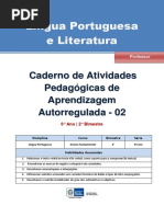 Lingua Portuguesa Regular Professor Autoregulada 6a 2b PDF