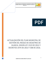 Plan Municipal para La Gestión Del Riesgo Municipio de GUASCA