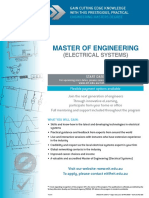 EIT Masters Engineering Electrical Sytems MEE Brochure