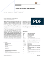 Reducing Neutral-Point Voltage Fluctuation in NPC Three-Level Active Power Filters