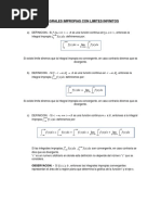 Integrales Impropias Con Limites Infinitos