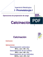 Calcinacion de Minerales