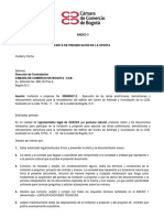 Anexo 3. Carta de Presentación de La Propuesta