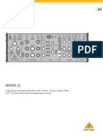 User Manual: Model D