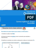 Clase 21 Química Orgánica III Grupos Funcionales 2016