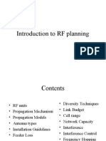 Introduction To RF Planning