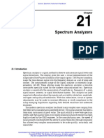 Spectrum Analyzers: Agilent Technologies Santa Rosa, California