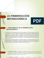 La Fermentacion Metanogenica Erc