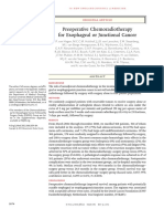 Cross Trial - Preoperative Chemoradiotherapy For Esophageal or Junctional Cancer - Nejm 2012