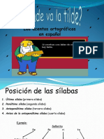  Acentuación de Palabras