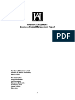 Hybrid Agreement Business Project Management Report