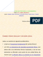 8 Clase Cambio Fónico Regular y Difusión Léxica 8 PDF