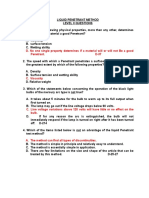 Liquid Penetrant Method - Level II - A Question