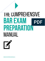 The Comprehensive Bar Exam Preparation Manual