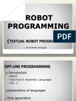 Textual Robot Programming