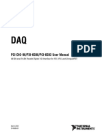 Pci-Dio-96/Pxi-6508/Pci-6503 User Manual: 96-Bit and 24-Bit Parallel Digital I/O Interface For Pci, Pxi, and Compactpci