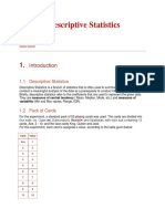 Intro To Descriptive Statistics